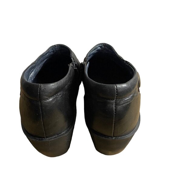 Romika Women's Black Leather Antique Victorian Steampunk Ankle Boots - Picture 5 of 9